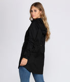 Fall In Line Longline Anorak helps create the best summer outfit for a look that slays at any event or occasion!