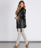 Catch Me Misbehavin' Flared Trench Coat helps create the best summer outfit for a look that slays at any event or occasion!
