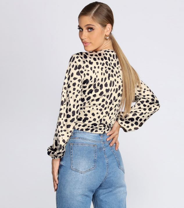 A Leopard Obsession Tie-Front Top & Windsor