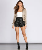 Day N' Night Satin Bomber Jacket helps create the best summer outfit for a look that slays at any event or occasion!