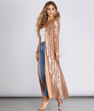 Radiant Sequin Duster helps create the best summer outfit for a look that slays at any event or occasion!