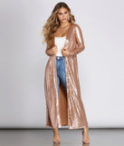 Radiant Sequin Duster helps create the best summer outfit for a look that slays at any event or occasion!