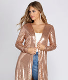 Radiant Sequin Duster for 2023 festival outfits, festival dress, outfits for raves, concert outfits, and/or club outfits