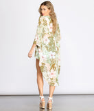 Tropical Vibes Chiffon Kimono helps create the best summer outfit for a look that slays at any event or occasion!