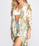 Tropical Vibes Chiffon Kimono helps create the best summer outfit for a look that slays at any event or occasion!