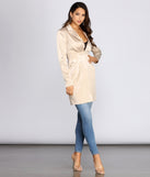 Ever So Chic Satin Trench helps create the best summer outfit for a look that slays at any event or occasion!