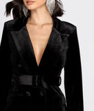 A Vision In Velvet Trench Coat helps create the best summer outfit for a look that slays at any event or occasion!