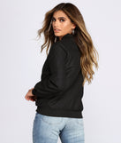 Talk That Talk Bomber Jacket helps create the best summer outfit for a look that slays at any event or occasion!