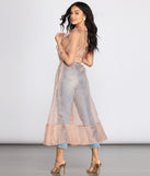 Sheer Luminosity Organza Trench Coat helps create the best summer outfit for a look that slays at any event or occasion!