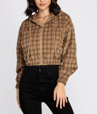 Plaid Corduroy Bomber Jacket helps create the best summer outfit for a look that slays at any event or occasion!
