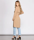 Stripe A Pose Trench helps create the best summer outfit for a look that slays at any event or occasion!