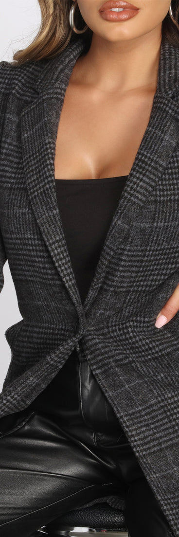 So Posh In Plaid Coat helps create the best summer outfit for a look that slays at any event or occasion!