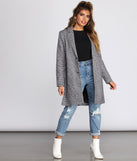 On My Street Style Glen Plaid Coat helps create the best summer outfit for a look that slays at any event or occasion!
