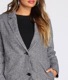 On My Street Style Glen Plaid Coat helps create the best summer outfit for a look that slays at any event or occasion!