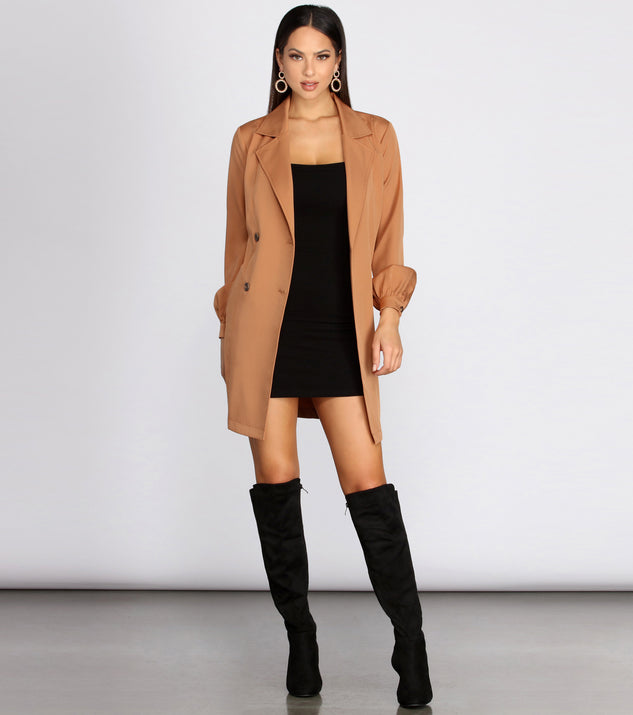 Classically Chic Belted Trench helps create the best summer outfit for a look that slays at any event or occasion!