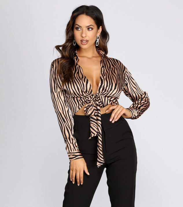 Chic And Sassy Crop Top