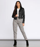 Free Bird Faux Leather Moto Jacket helps create the best summer outfit for a look that slays at any event or occasion!