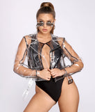 Give The All-Clear Moto Jacket is a trendy pick to create 2023 festival outfits, festival dresses, outfits for concerts or raves, and complete your best party outfits!