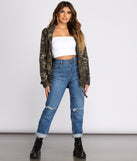 Under The Radar Camo Nylon Anorak helps create the best summer outfit for a look that slays at any event or occasion!