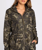 Under The Radar Camo Nylon Anorak helps create the best summer outfit for a look that slays at any event or occasion!