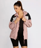 Rain Or Shine Nylon Color Block Anorak helps create the best summer outfit for a look that slays at any event or occasion!