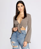 Meow Or Never Tie Front Top is a trendy pick to create 2023 festival outfits, festival dresses, outfits for concerts or raves, and complete your best party outfits!