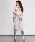 Summer Romance Floral Kimono for 2023 festival outfits, festival dress, outfits for raves, concert outfits, and/or club outfits