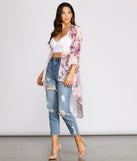 Summer Romance Floral Kimono helps create the best summer outfit for a look that slays at any event or occasion!