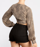 With fun and flirty details, Purrfect Look Leopard Print Top shows off your unique style for a trendy outfit for the summer season!