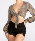 With fun and flirty details, Purrfect Look Leopard Print Top shows off your unique style for a trendy outfit for the summer season!