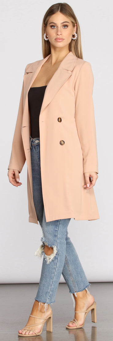 So Profesh Belted Trench helps create the best summer outfit for a look that slays at any event or occasion!