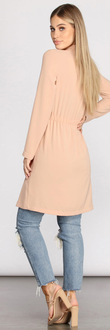 So Profesh Belted Trench for 2023 festival outfits, festival dress, outfits for raves, concert outfits, and/or club outfits