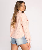 Easygoing Eyelet Cotton Jacket helps create the best summer outfit for a look that slays at any event or occasion!
