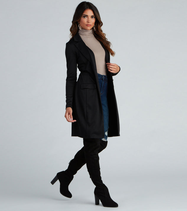 So Professional Long Line Blazer helps create the best summer outfit for a look that slays at any event or occasion!