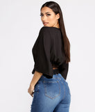With fun and flirty details, Effortless Vibes Lace Detail Tie Front Top shows off your unique style for a trendy outfit for the summer season!