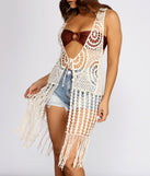 Crochet Cutie Duster Vest is a trendy pick to create 2023 festival outfits, festival dresses, outfits for concerts or raves, and complete your best party outfits!