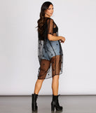 Mesh Star Kimono is a trendy pick to create 2023 festival outfits, festival dresses, outfits for concerts or raves, and complete your best party outfits!
