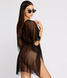 Chic And Sheer Mesh Kimono for 2023 festival outfits, festival dress, outfits for raves, concert outfits, and/or club outfits