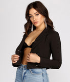 Double Breasted Cropped Blazer helps create the best summer outfit for a look that slays at any event or occasion!