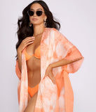Color Splash Tie Dye Tie Front Kimono helps create the best summer outfit for a look that slays at any event or occasion!