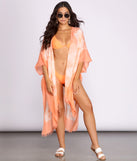 Color Splash Tie Dye Tie Front Kimono helps create the best summer outfit for a look that slays at any event or occasion!