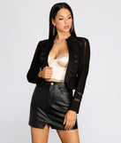 Perfect Illusion Faux Suede Jacket helps create the best summer outfit for a look that slays at any event or occasion!