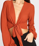 Boho Babe Tie-Front Top is a fire pick to create 2023 festival outfits, concert dresses, outfits for raves, or to complete your best party outfits or clubwear!