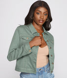 Casual Everyday Button-Front Jacket helps create the best summer outfit for a look that slays at any event or occasion!