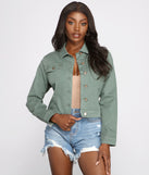 Casual Everyday Button-Front Jacket helps create the best summer outfit for a look that slays at any event or occasion!
