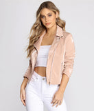 Sleek Statement Moto Jacket helps create the best summer outfit for a look that slays at any event or occasion!