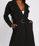 Get Down To Business Belted Trench helps create the best summer outfit for a look that slays at any event or occasion!