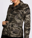 Makin' Time Lightweight Camo Jacket helps create the best summer outfit for a look that slays at any event or occasion!