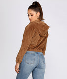 Downtown Doll Cropped Corduroy Bomber Jacket helps create the best summer outfit for a look that slays at any event or occasion!