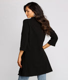 High Standards Long Blazer helps create the best summer outfit for a look that slays at any event or occasion!
